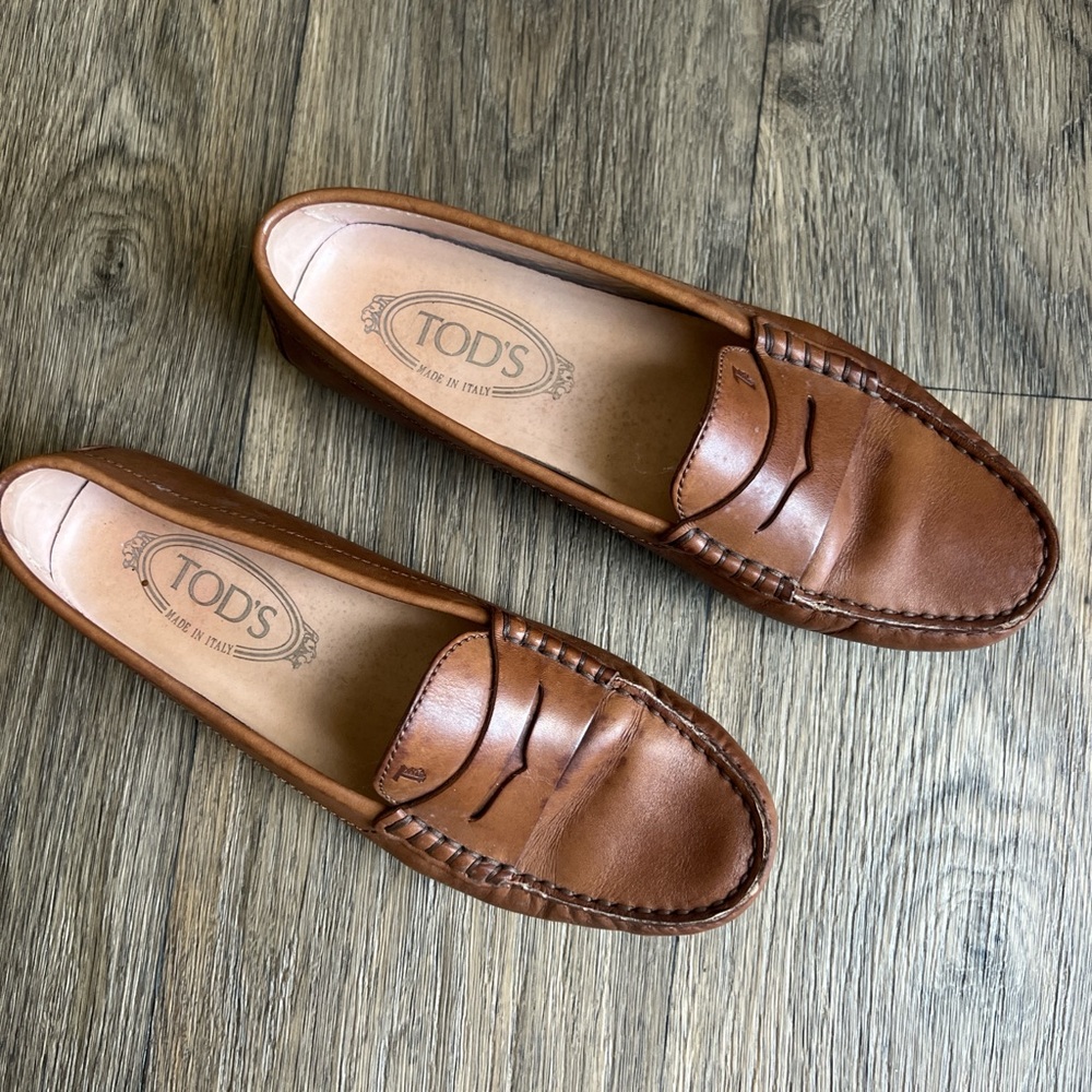 Todd’s leather loafers